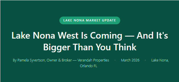 Lake Nona West Is Coming — And It's Bigger Than You Think